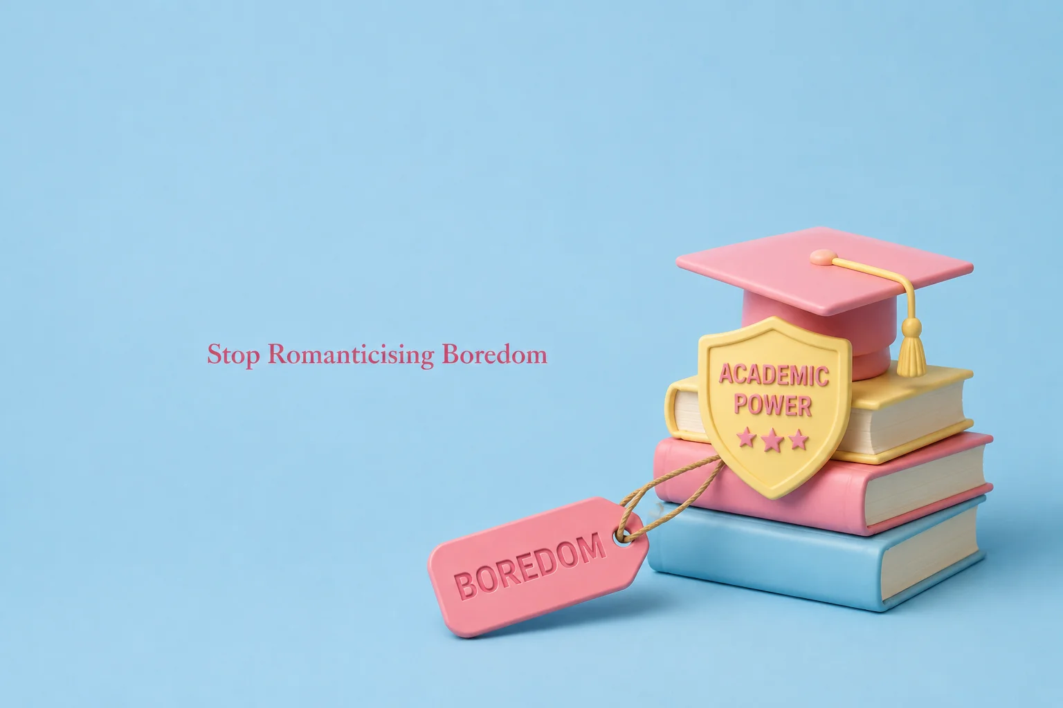 Stop Romanticising Boredom